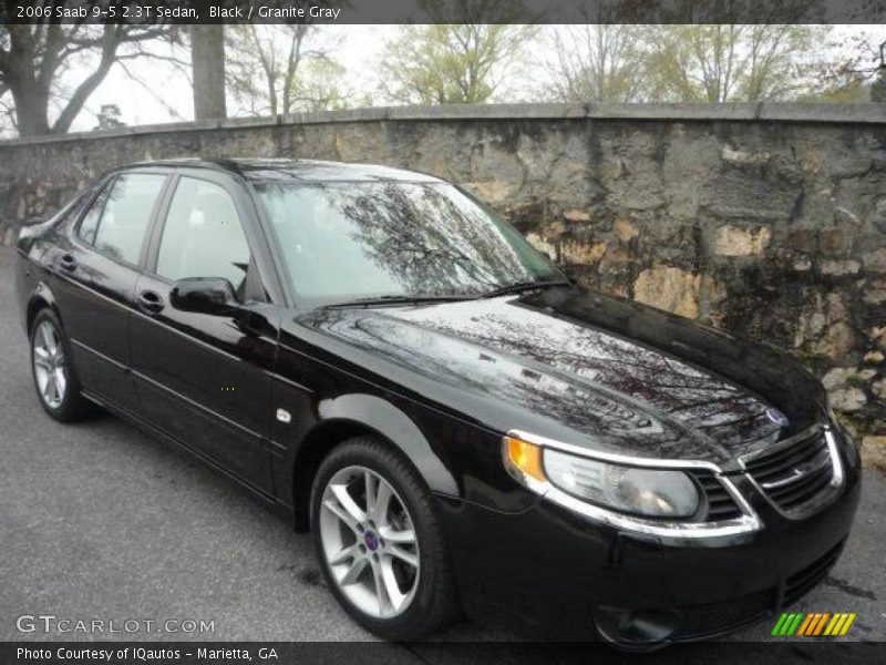 Black / Granite Gray 2006 Saab 9-5 2.3T Sedan