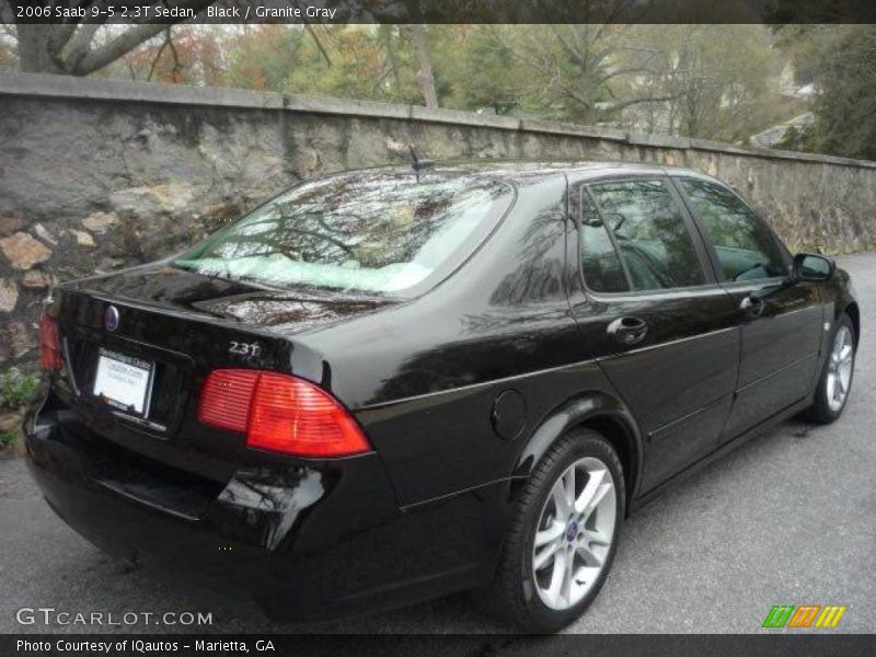 Black / Granite Gray 2006 Saab 9-5 2.3T Sedan