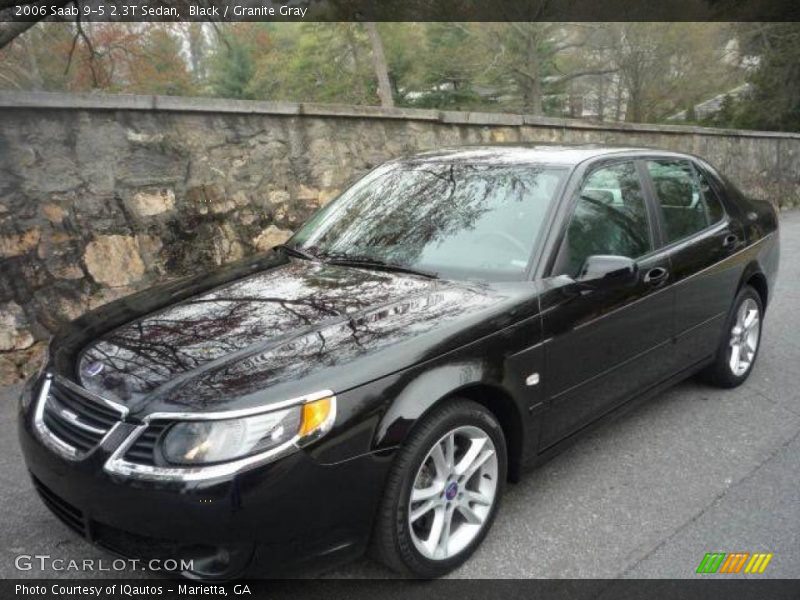 Black / Granite Gray 2006 Saab 9-5 2.3T Sedan