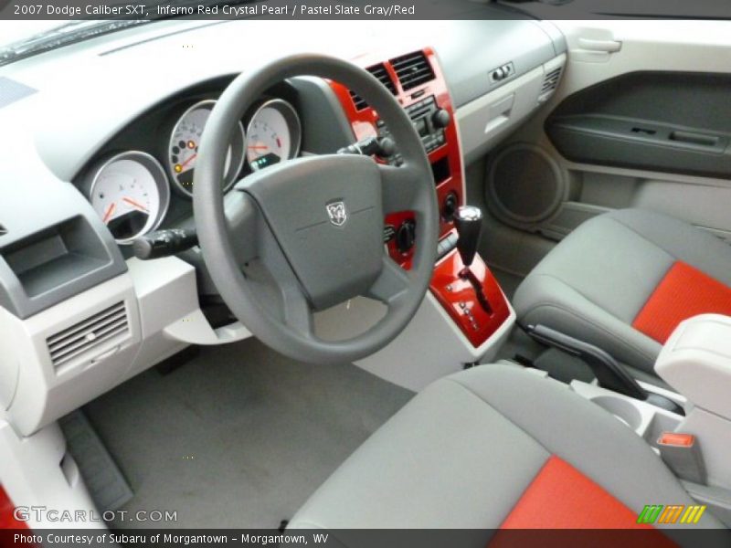 Pastel Slate Gray/Red Interior - 2007 Caliber SXT 