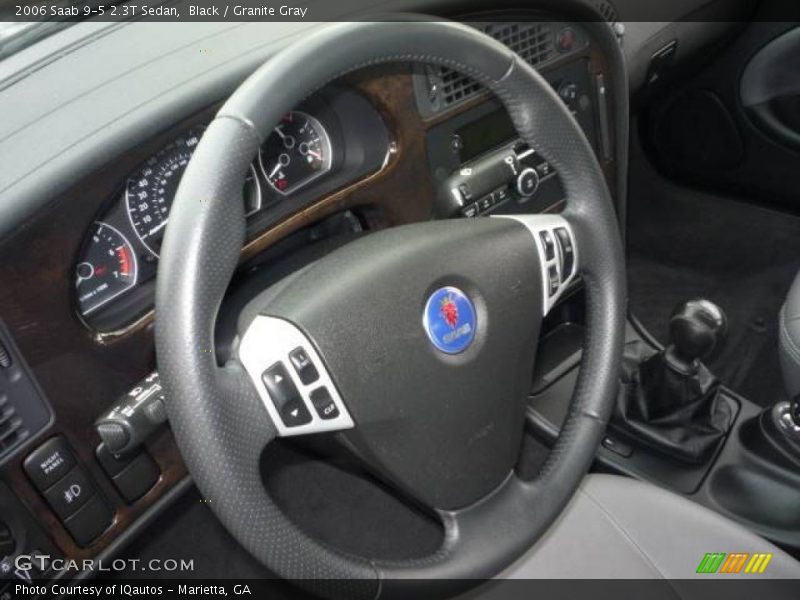 Black / Granite Gray 2006 Saab 9-5 2.3T Sedan
