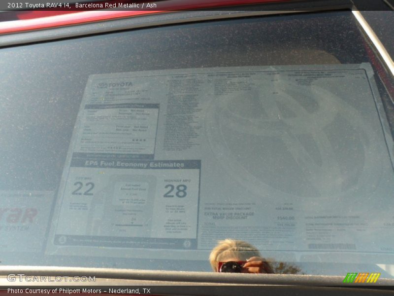 Barcelona Red Metallic / Ash 2012 Toyota RAV4 I4