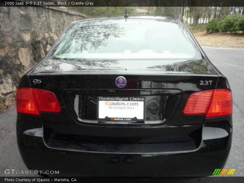 Black / Granite Gray 2006 Saab 9-5 2.3T Sedan