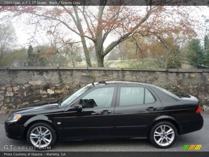 Black / Granite Gray 2006 Saab 9-5 2.3T Sedan