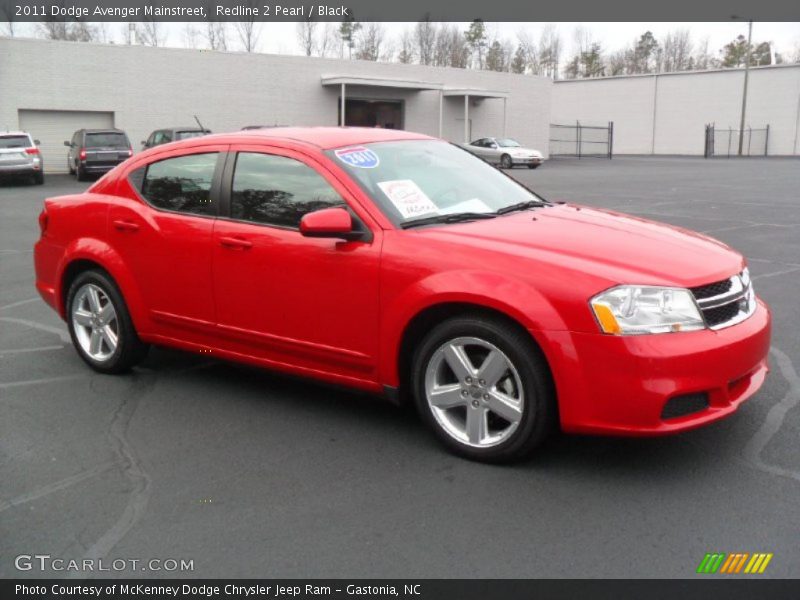 Redline 2 Pearl / Black 2011 Dodge Avenger Mainstreet