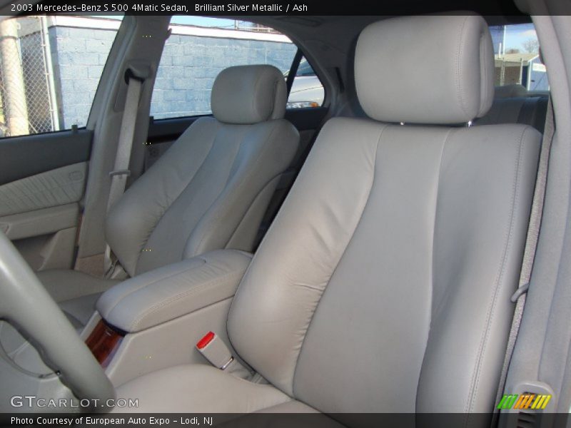Brilliant Silver Metallic / Ash 2003 Mercedes-Benz S 500 4Matic Sedan
