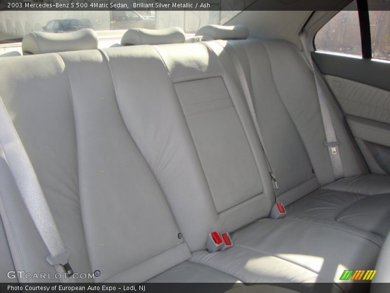 Brilliant Silver Metallic / Ash 2003 Mercedes-Benz S 500 4Matic Sedan