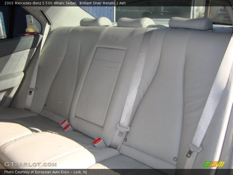 Brilliant Silver Metallic / Ash 2003 Mercedes-Benz S 500 4Matic Sedan