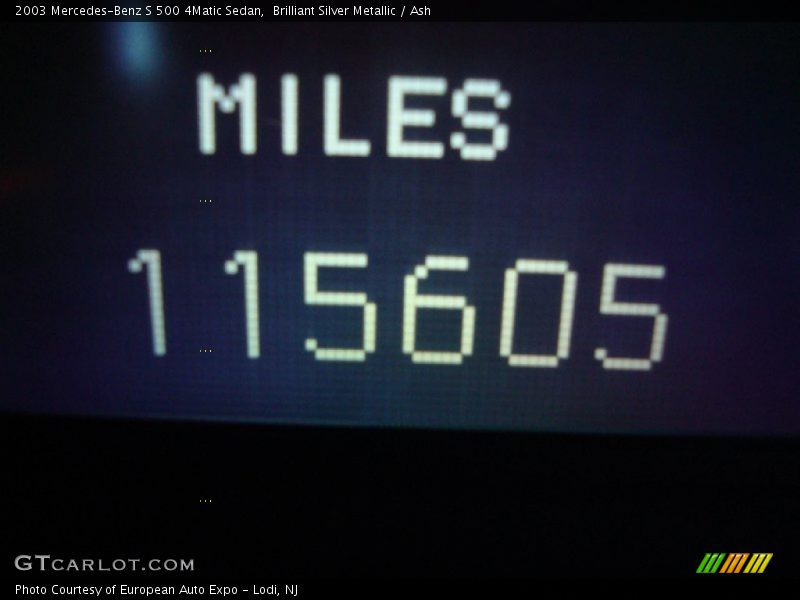 Brilliant Silver Metallic / Ash 2003 Mercedes-Benz S 500 4Matic Sedan