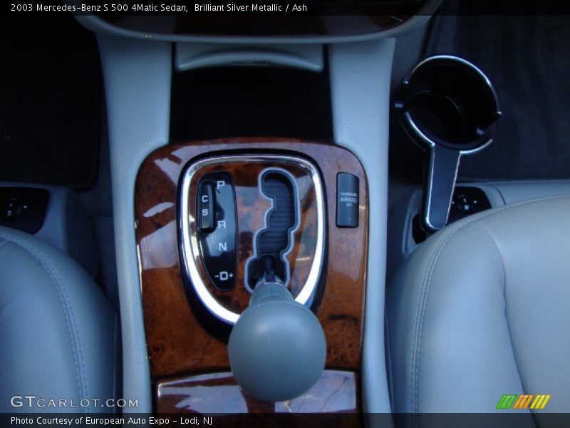 Brilliant Silver Metallic / Ash 2003 Mercedes-Benz S 500 4Matic Sedan