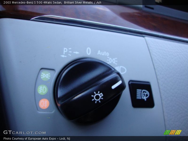 Brilliant Silver Metallic / Ash 2003 Mercedes-Benz S 500 4Matic Sedan