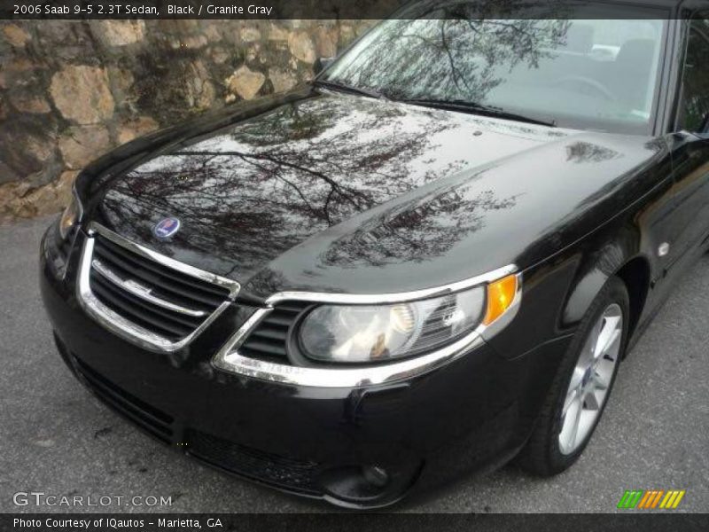 Black / Granite Gray 2006 Saab 9-5 2.3T Sedan