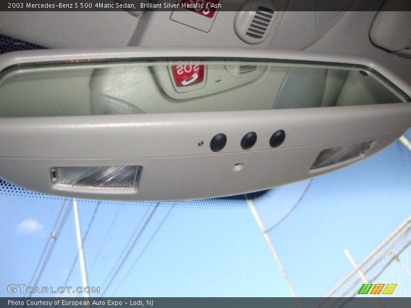 Brilliant Silver Metallic / Ash 2003 Mercedes-Benz S 500 4Matic Sedan