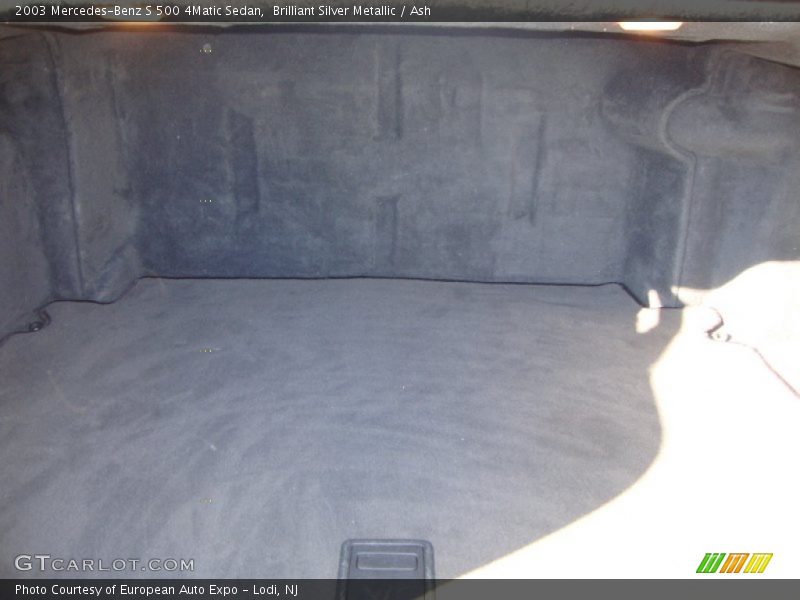 Brilliant Silver Metallic / Ash 2003 Mercedes-Benz S 500 4Matic Sedan