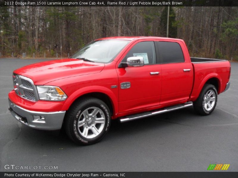 Front 3/4 View of 2012 Ram 1500 Laramie Longhorn Crew Cab 4x4