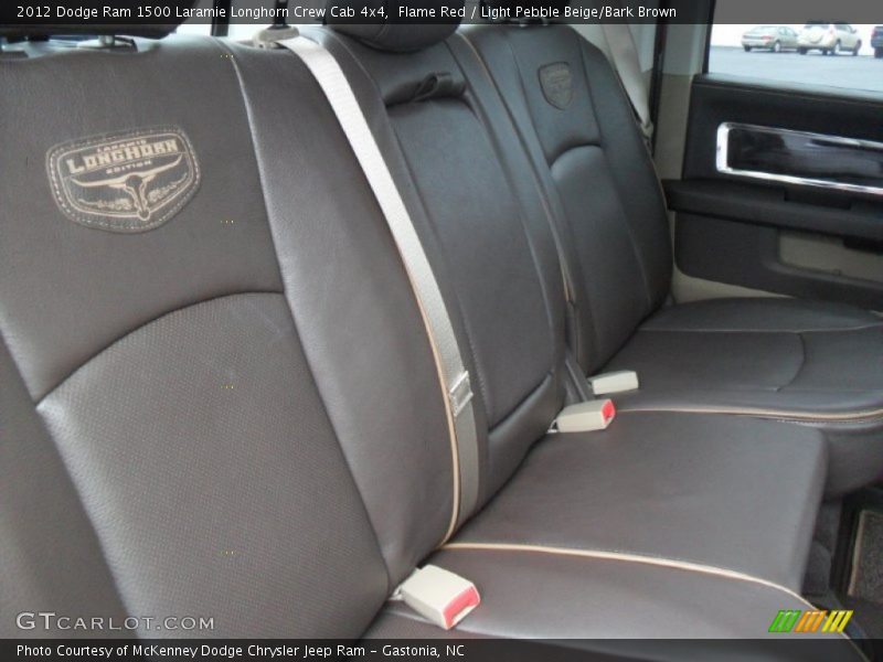Rear Seat of 2012 Ram 1500 Laramie Longhorn Crew Cab 4x4