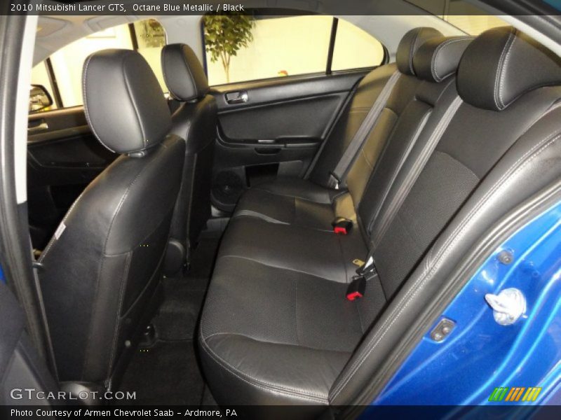 Rear Seat of 2010 Lancer GTS