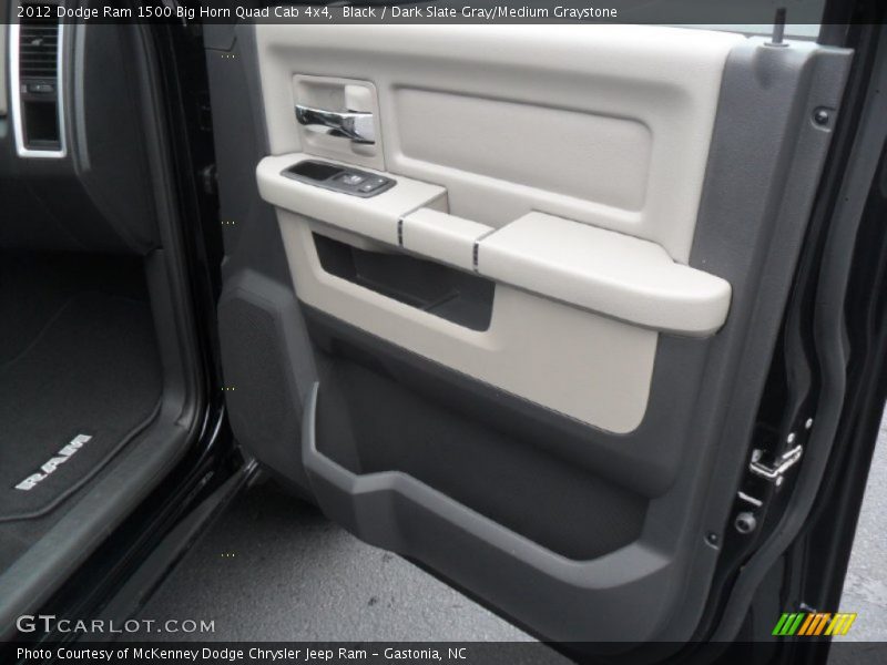 Black / Dark Slate Gray/Medium Graystone 2012 Dodge Ram 1500 Big Horn Quad Cab 4x4