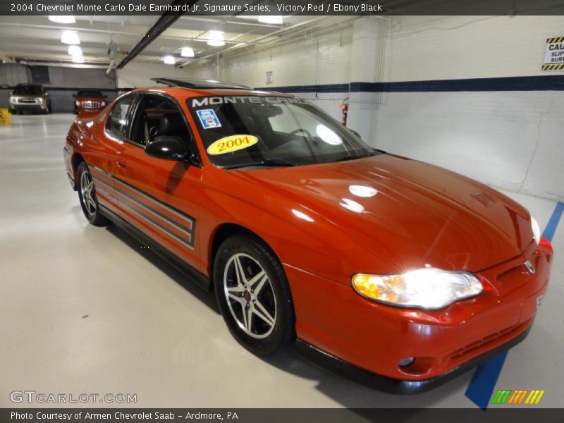 Victory Red / Ebony Black 2004 Chevrolet Monte Carlo Dale Earnhardt Jr. Signature Series