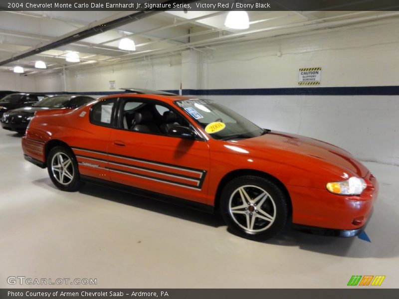 Victory Red / Ebony Black 2004 Chevrolet Monte Carlo Dale Earnhardt Jr. Signature Series