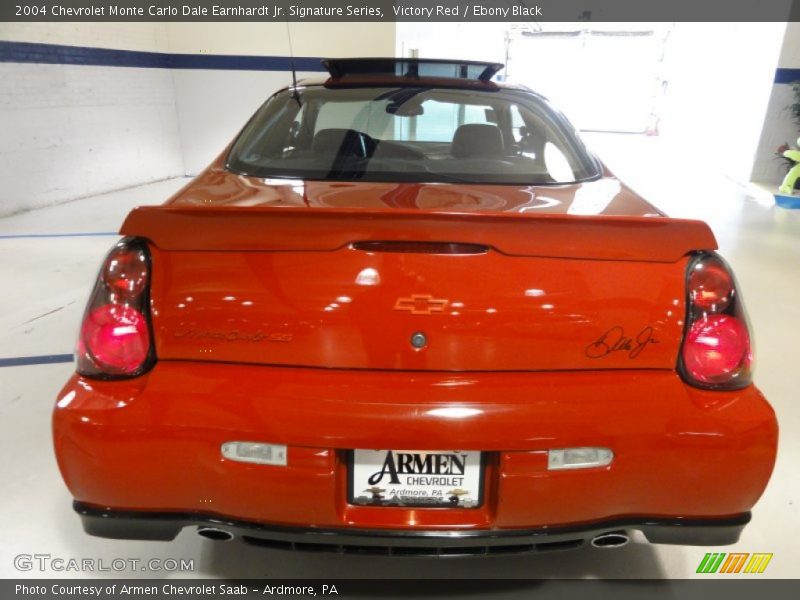 Victory Red / Ebony Black 2004 Chevrolet Monte Carlo Dale Earnhardt Jr. Signature Series