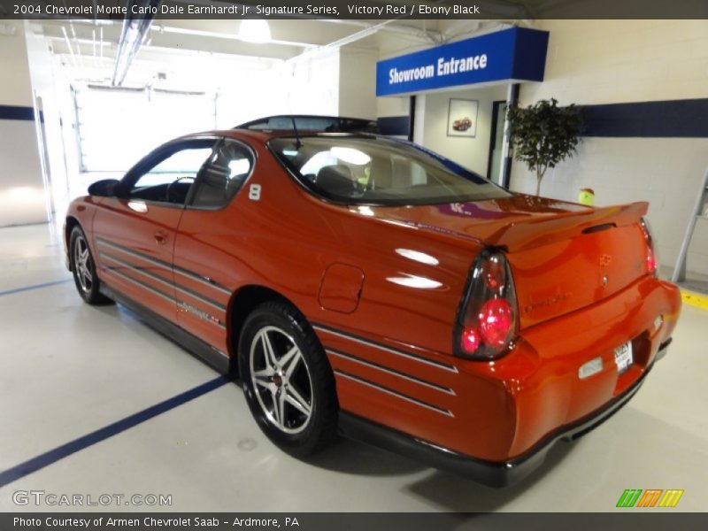 Victory Red / Ebony Black 2004 Chevrolet Monte Carlo Dale Earnhardt Jr. Signature Series