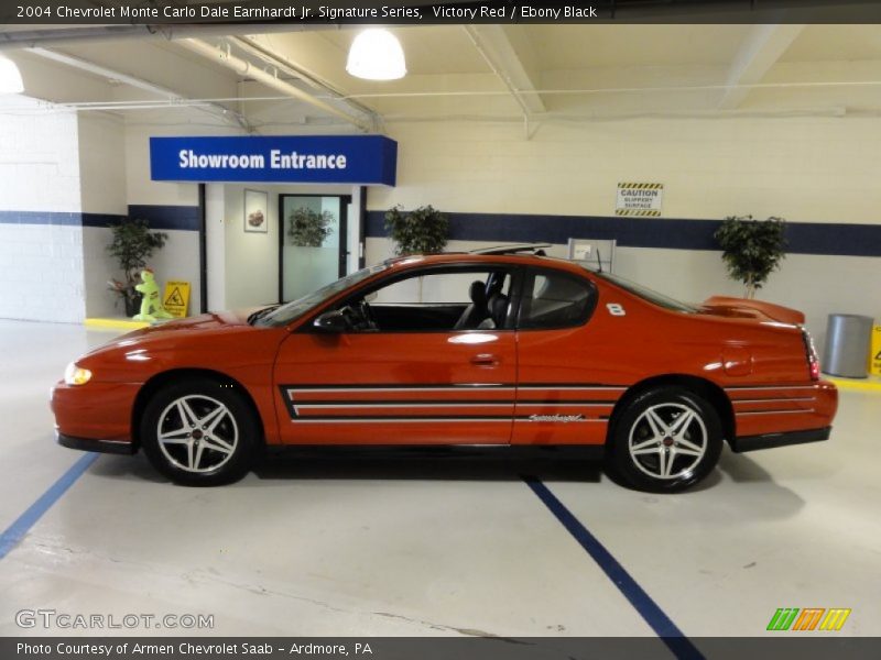 Victory Red / Ebony Black 2004 Chevrolet Monte Carlo Dale Earnhardt Jr. Signature Series