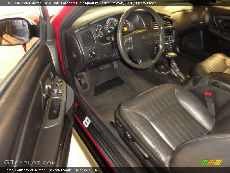  2004 Monte Carlo Dale Earnhardt Jr. Signature Series Ebony Black Interior