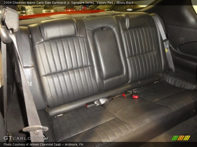 Rear Seat of 2004 Monte Carlo Dale Earnhardt Jr. Signature Series