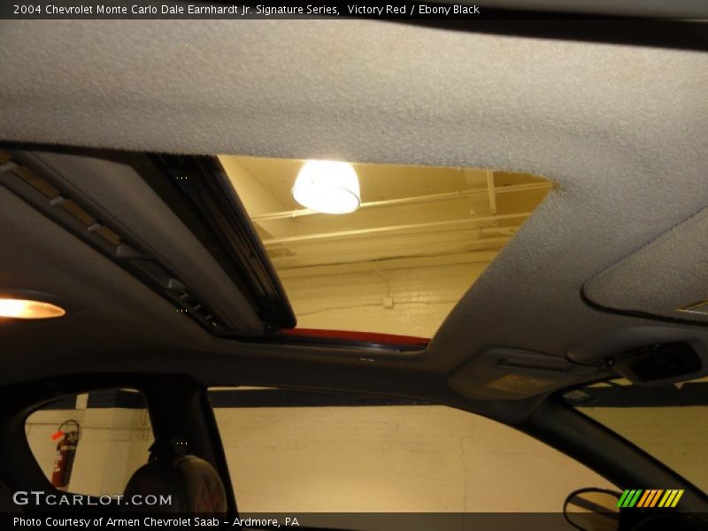 Sunroof of 2004 Monte Carlo Dale Earnhardt Jr. Signature Series