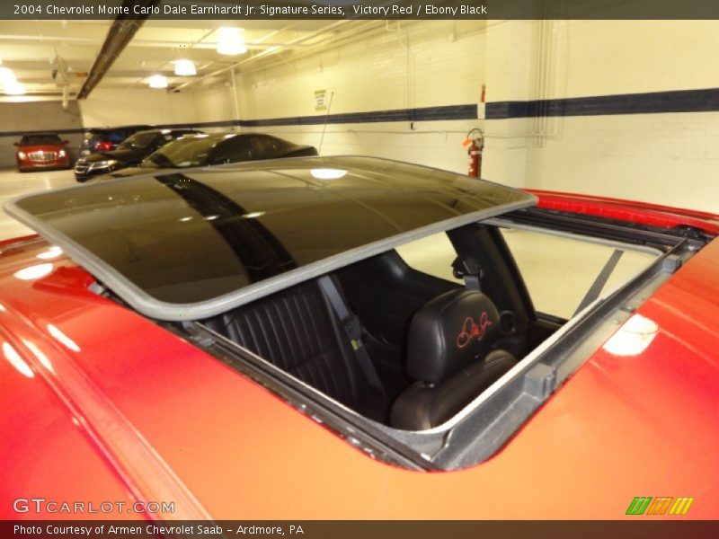 Sunroof of 2004 Monte Carlo Dale Earnhardt Jr. Signature Series