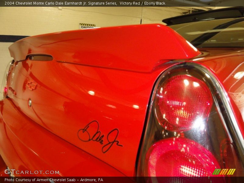  2004 Monte Carlo Dale Earnhardt Jr. Signature Series Logo