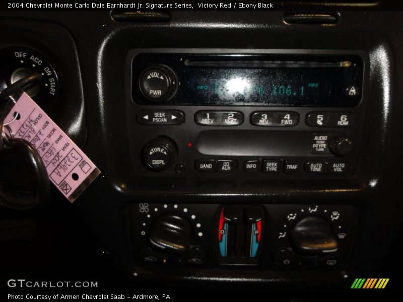 Victory Red / Ebony Black 2004 Chevrolet Monte Carlo Dale Earnhardt Jr. Signature Series