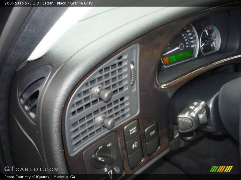 Black / Granite Gray 2006 Saab 9-5 2.3T Sedan