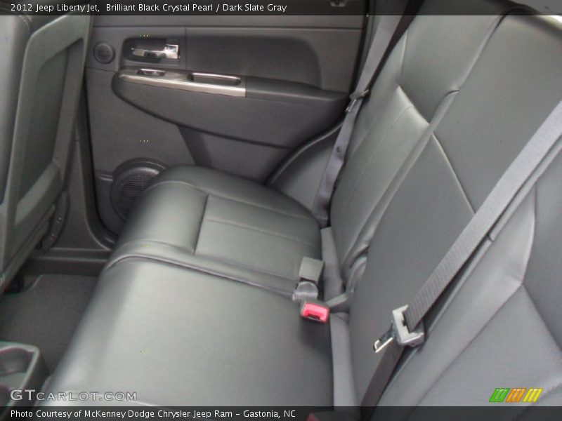 Brilliant Black Crystal Pearl / Dark Slate Gray 2012 Jeep Liberty Jet