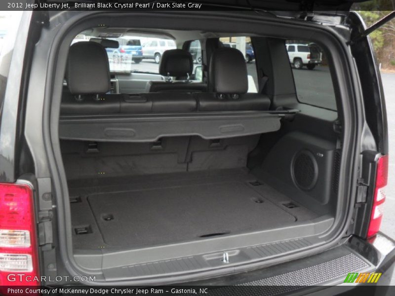 Brilliant Black Crystal Pearl / Dark Slate Gray 2012 Jeep Liberty Jet