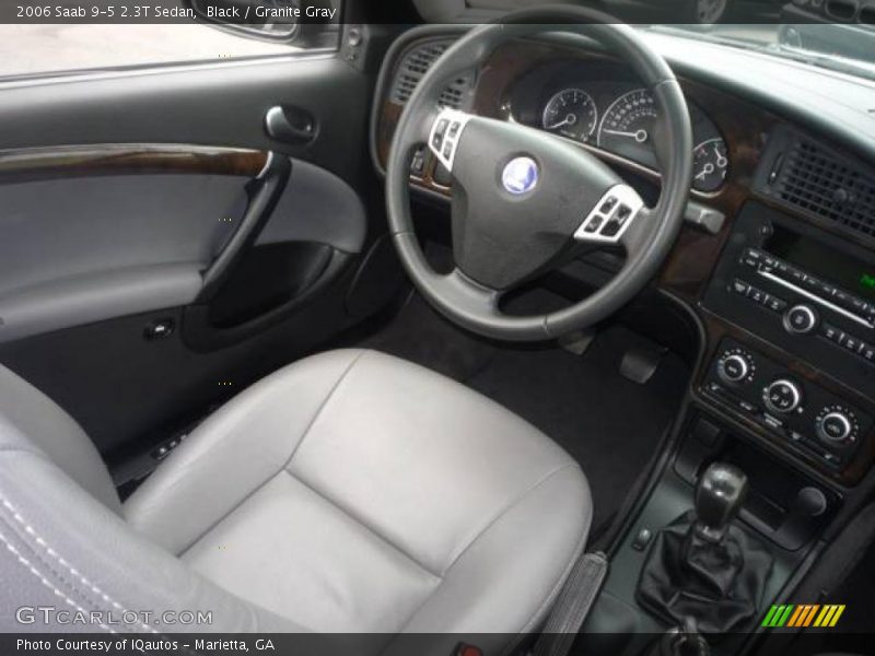 Black / Granite Gray 2006 Saab 9-5 2.3T Sedan
