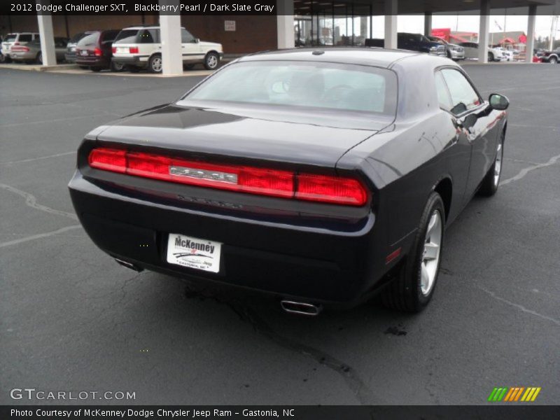 Blackberry Pearl / Dark Slate Gray 2012 Dodge Challenger SXT