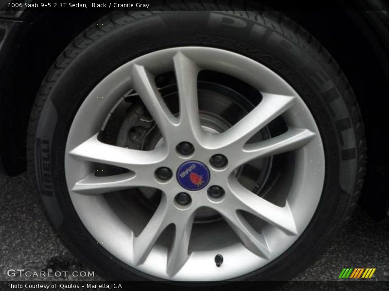 Black / Granite Gray 2006 Saab 9-5 2.3T Sedan