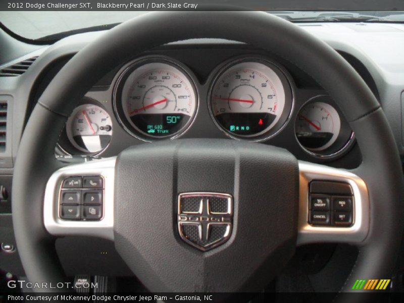 Blackberry Pearl / Dark Slate Gray 2012 Dodge Challenger SXT