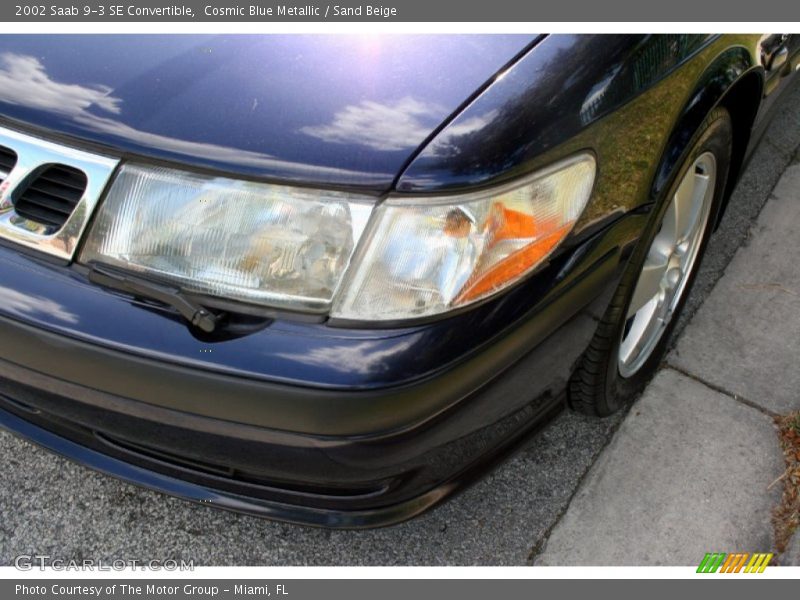 Cosmic Blue Metallic / Sand Beige 2002 Saab 9-3 SE Convertible