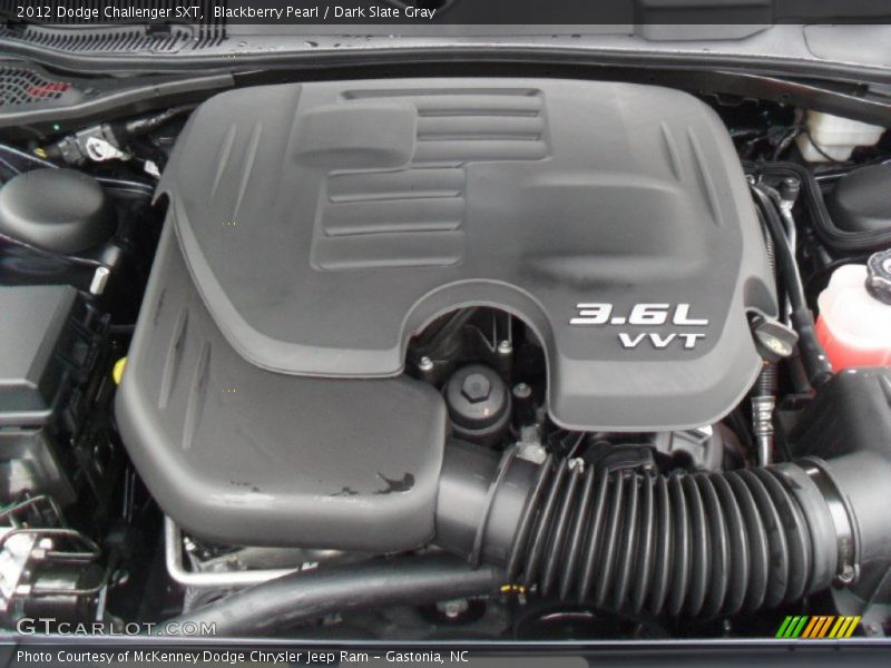  2012 Challenger SXT Engine - 3.6 Liter DOHC 24-Valve VVT Pentastar V6