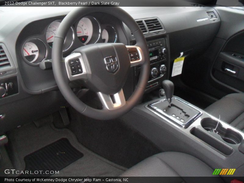 Dark Slate Gray Interior - 2012 Challenger SXT 
