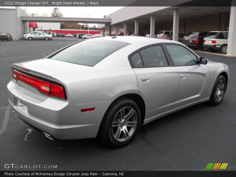 Bright Silver Metallic / Black 2012 Dodge Charger SXT