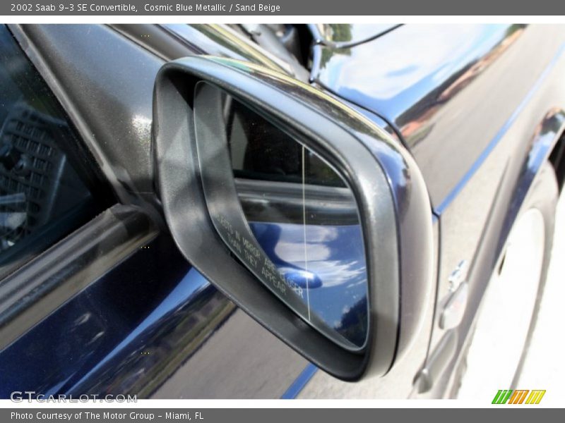 Cosmic Blue Metallic / Sand Beige 2002 Saab 9-3 SE Convertible