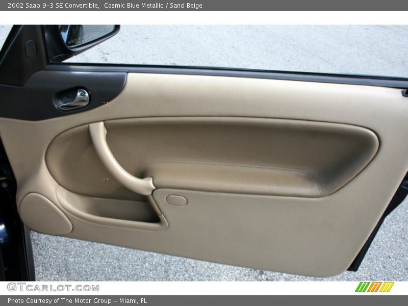 Cosmic Blue Metallic / Sand Beige 2002 Saab 9-3 SE Convertible