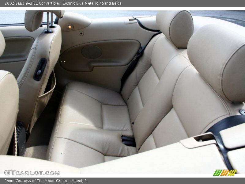 Cosmic Blue Metallic / Sand Beige 2002 Saab 9-3 SE Convertible