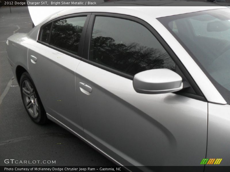 Bright Silver Metallic / Black 2012 Dodge Charger SXT
