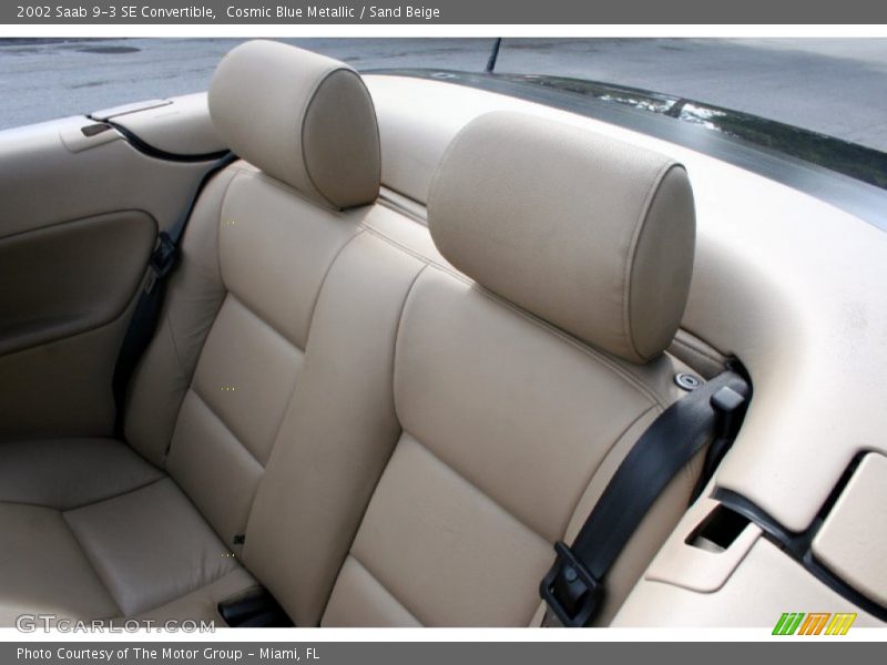 Cosmic Blue Metallic / Sand Beige 2002 Saab 9-3 SE Convertible