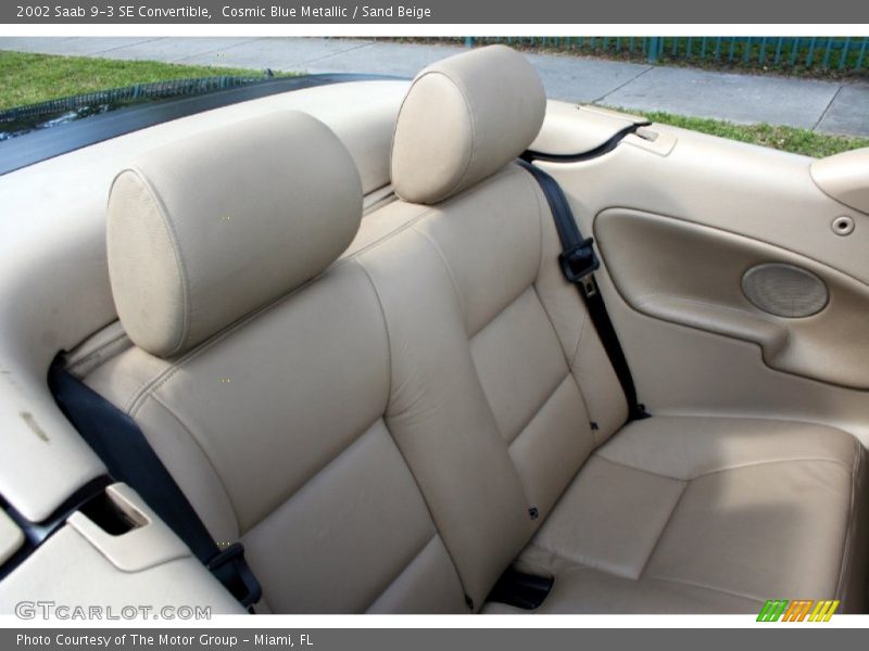 Cosmic Blue Metallic / Sand Beige 2002 Saab 9-3 SE Convertible